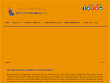 Tablet Screenshot of berhaninsurance.com
